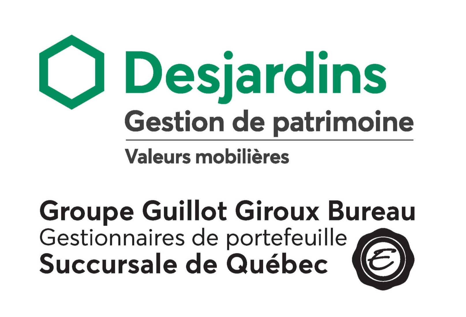 Groupe Guillot, Giroux, Bureau, gestionnaires de portefeuilles Valeurs Mobilières Desjardins 