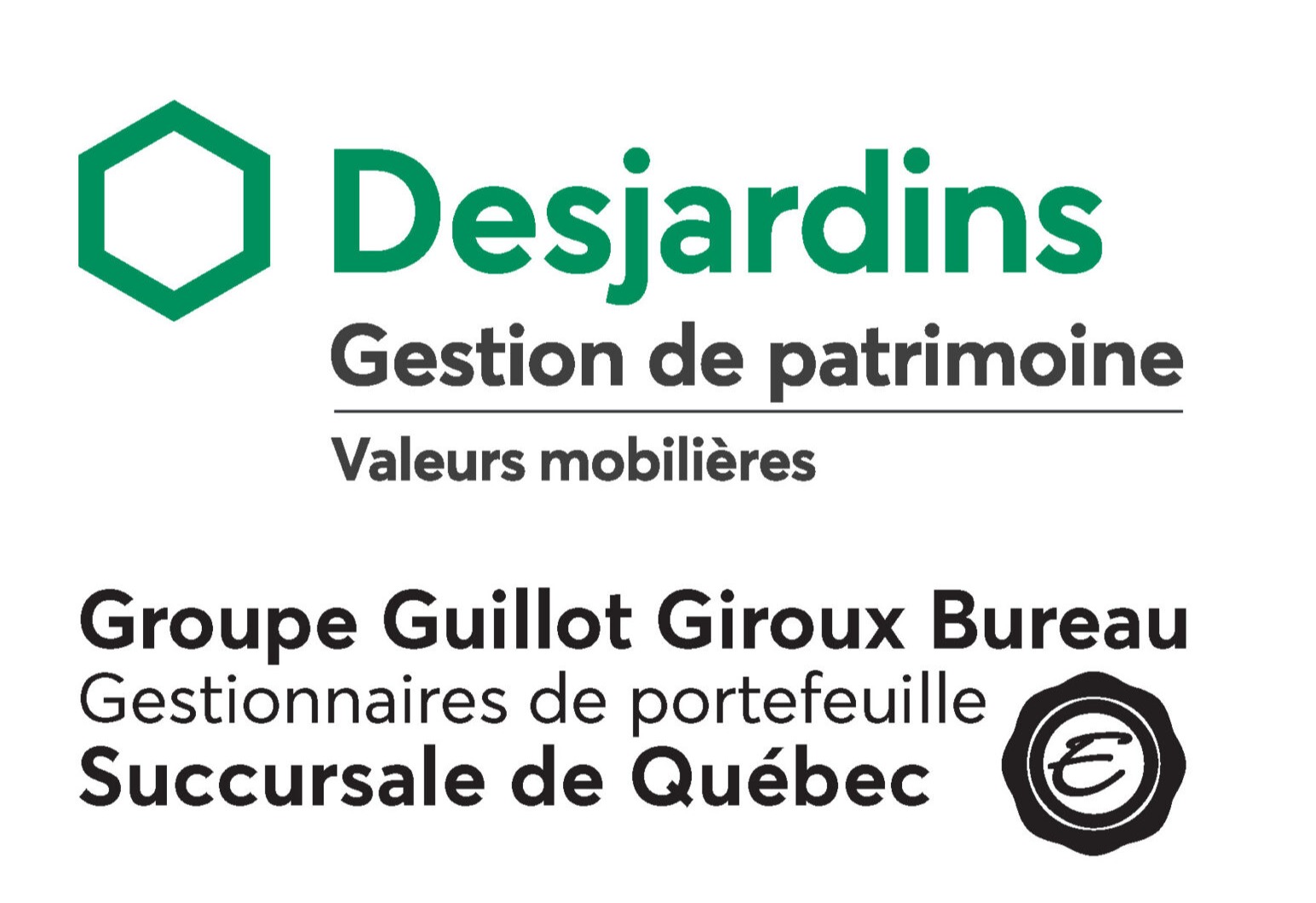 Groupe Guillot, Giroux, Bureau, gestionnaires de portefeuilles Valeurs Mobilières Desjardins 